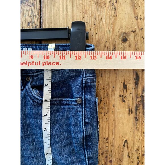 Idyllwind Womens‎ Flare Leg Blue Denim Jeans  2x36 Casual Stretch Fit 5-Pocket - Picture 4 of 8